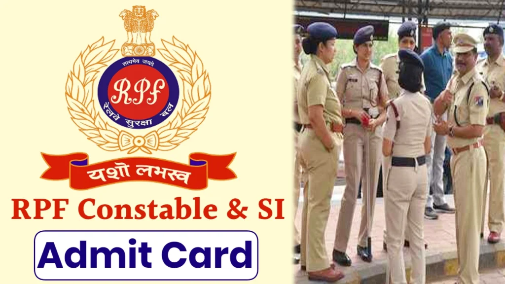 RPF SI Admit Card 2024