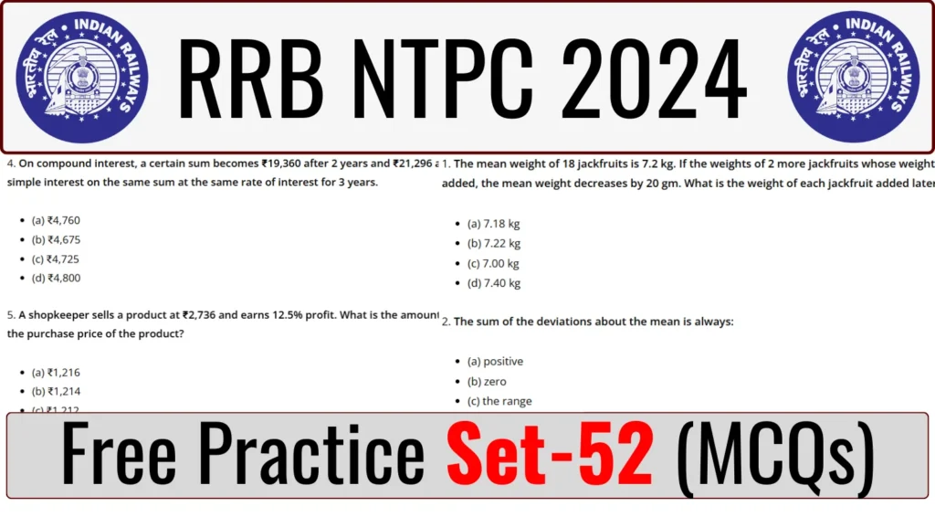 RRB NTPC 2024